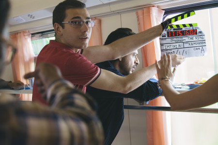 Shah Rukh Khan on the set of THE RING | Photo courtesy of Red Chillies Entertainment