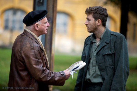 Filming Hidden Olympics in Terezín, © Kryštof Kříž