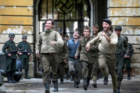 Filming Hidden Olympics in Terezín, © Kryštof Kříž