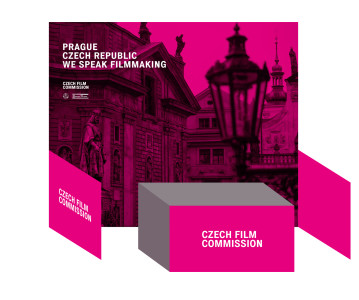 The graphic of the Czech Film Commission booth for FOCUS 2016