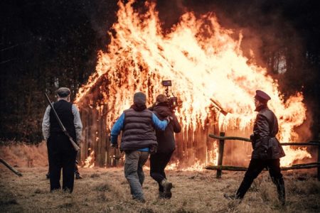 On set of I Krig & Kærlighed | © Fridthjof Film/Film United. Photo by Stanislav Honzik