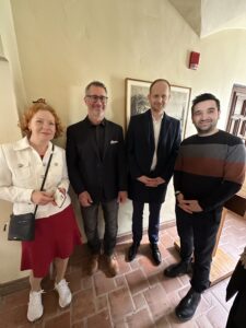 Czech Film Commissioner Pavlína Žipková, Kamil Jafar nominated for Oscar in the category of Special Effects and Czech Deputy Minister of Culture for audiovision Michal Šašek (from the left), photo: Pavlina Puskailer